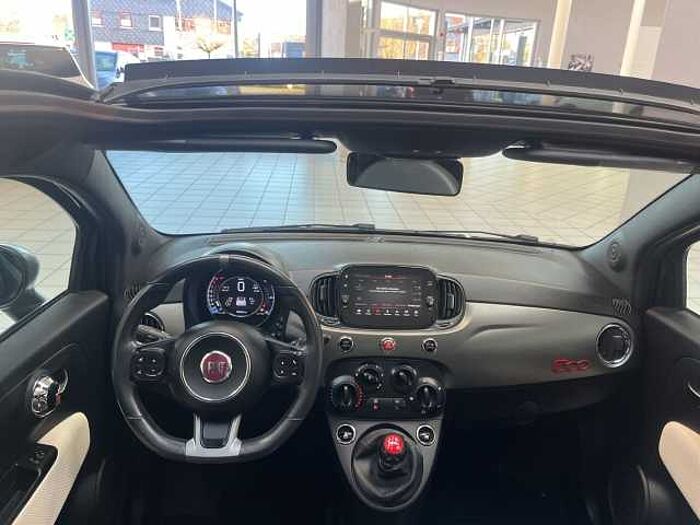 Fiat 500 0.9 TwinAir Cabrio Sport *TEILLEDER*PDC*UVM!*