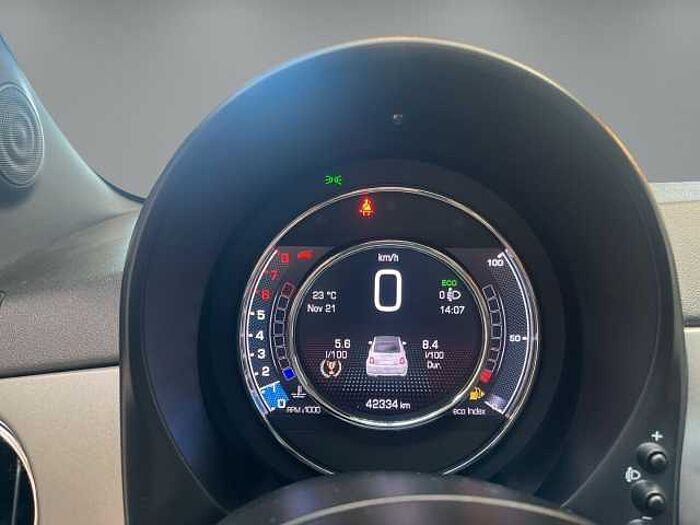 Fiat 500 0.9 TwinAir Cabrio Sport *TEILLEDER*PDC*UVM!*