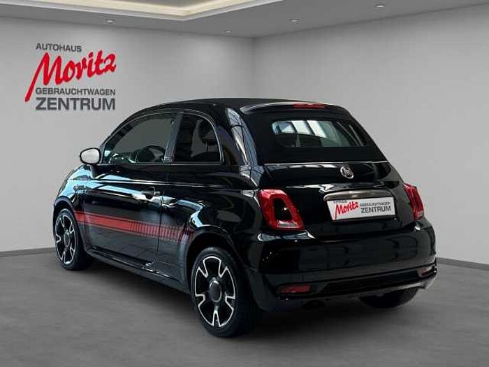Fiat 500 0.9 TwinAir Cabrio Sport *TEILLEDER*PDC*UVM!*