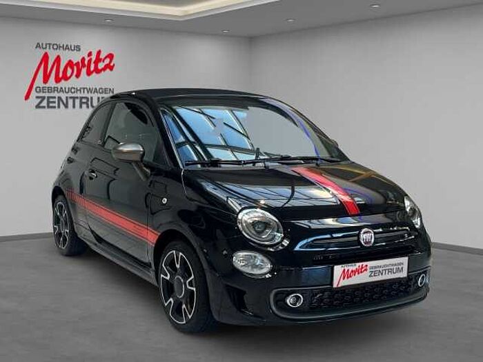 Fiat 500 0.9 TwinAir Cabrio Sport *TEILLEDER*PDC*UVM!*